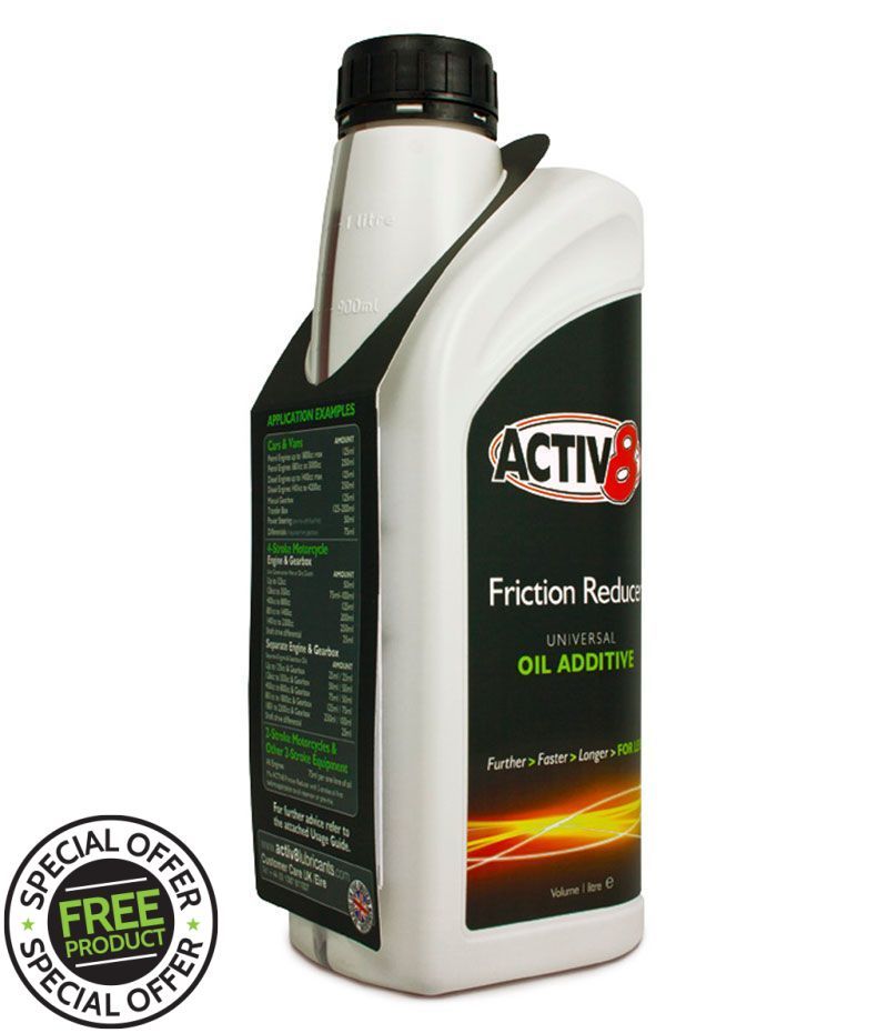 ACTIV8 Friction Reducer - Universal Oil Additive (1000ml)